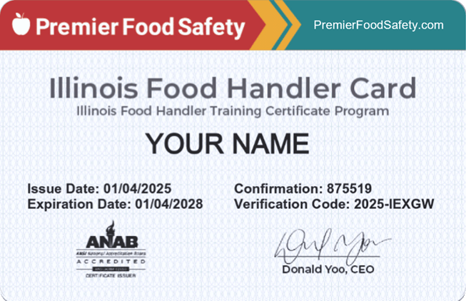 IL Food Handler Card