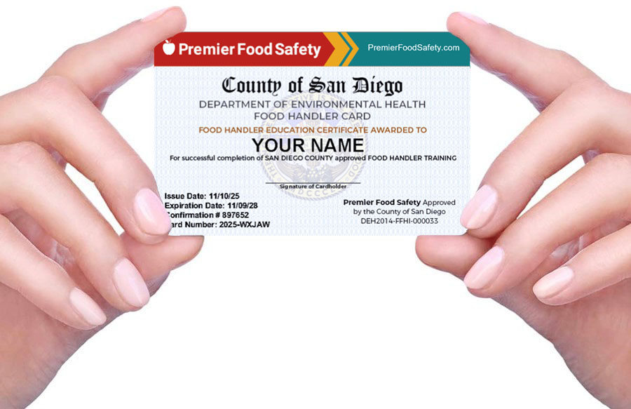 San Diego Food Handler Card