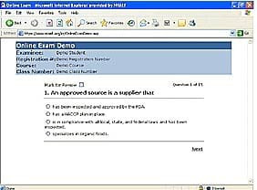SERVSAFE MANAGER EXAM (ACCESS CODE)