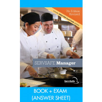 ServSafe Manager Book 7th Edition Revised, with Exam Answer Sheet, English