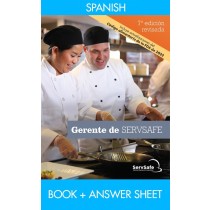 ServSafe Manager Book 7th Edition Revised, with Exam Answer Sheet, Spanish