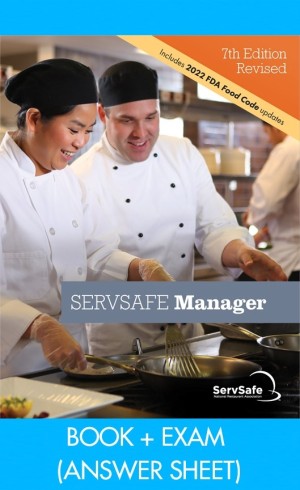 ServSafe Manager Book 7th Edition Revised, with Exam Answer Sheet, English