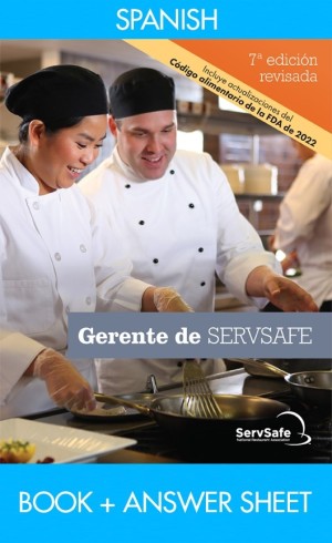 ServSafe Manager Book 7th Edition Revised, with Exam Answer Sheet, Spanish